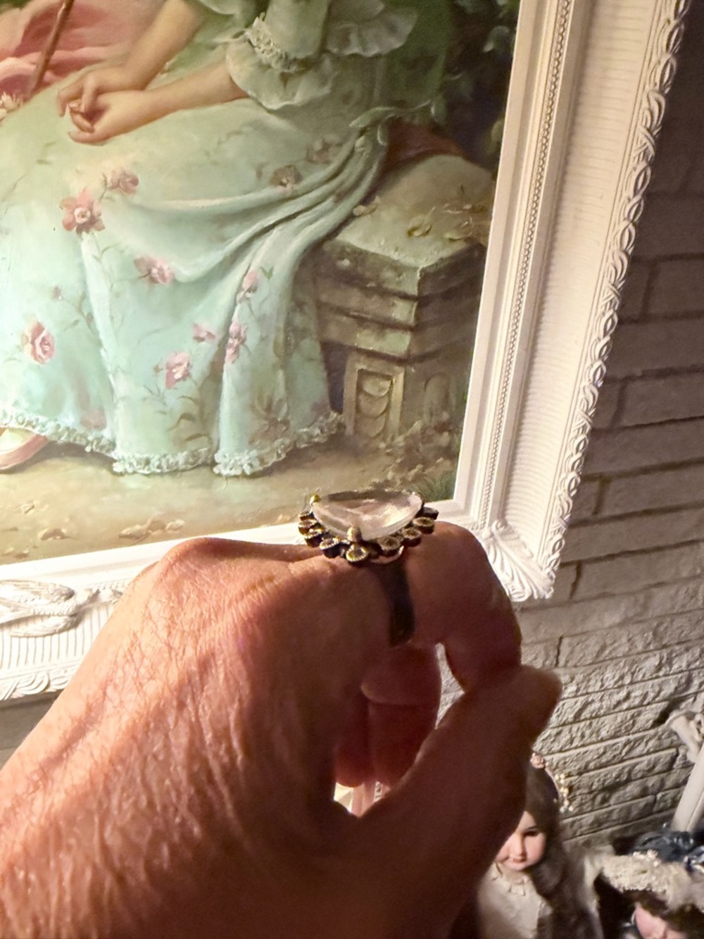 Authentic rose quartz ring - Picture 4 of 13